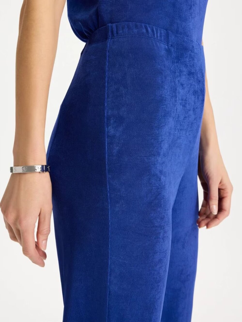 2/$30 Chico's Travelers™ No Tummy Pants in Rich Cobalt High Rise Large #A1973 - Picture 4 of 10